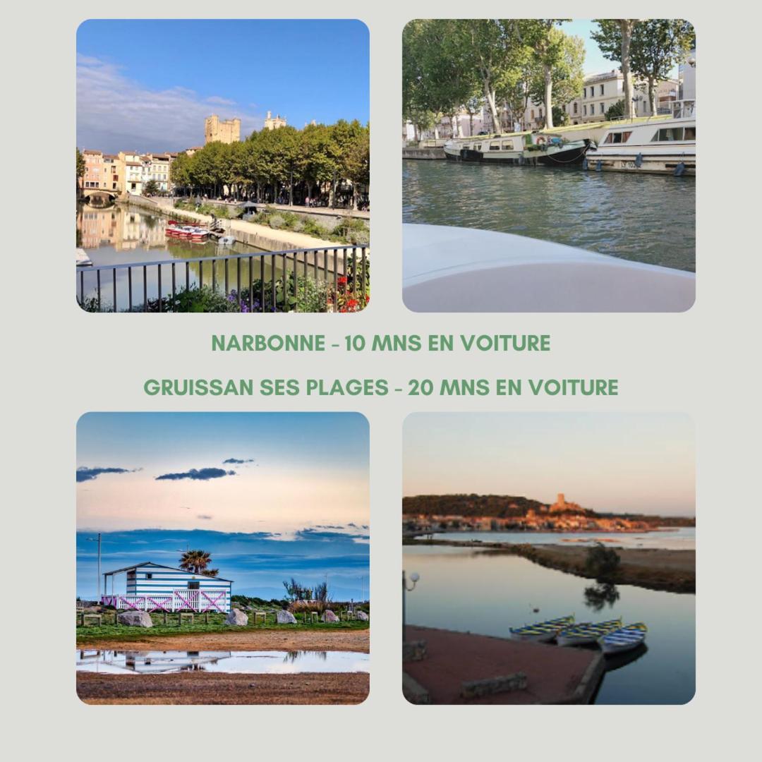 Notre Maison Aux Volets Bleus Ouveillan Ngoại thất bức ảnh
